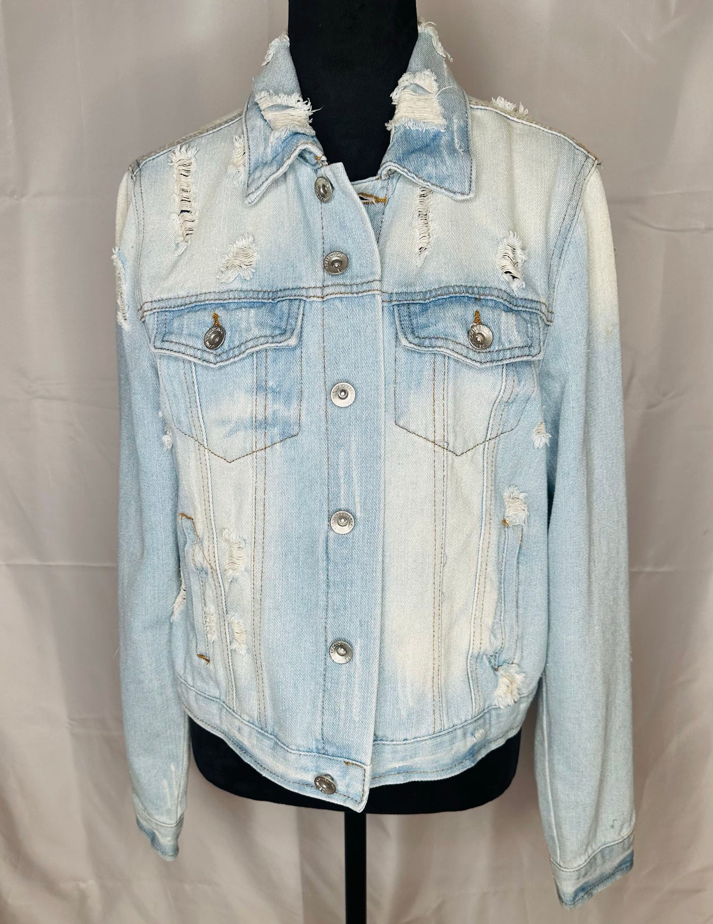 Coors Rodeo Pink Fringe Womens Denim Jacket