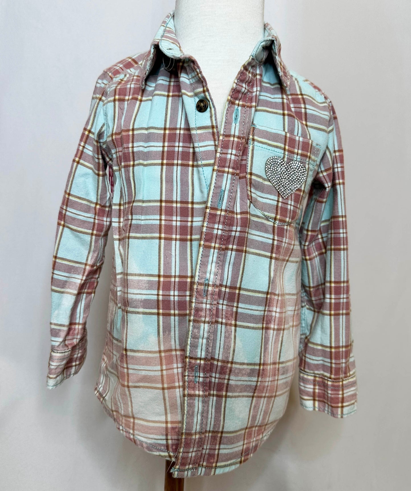 "Cowgirl Club" Pink Fringe Toddlers Flannel Front Side 