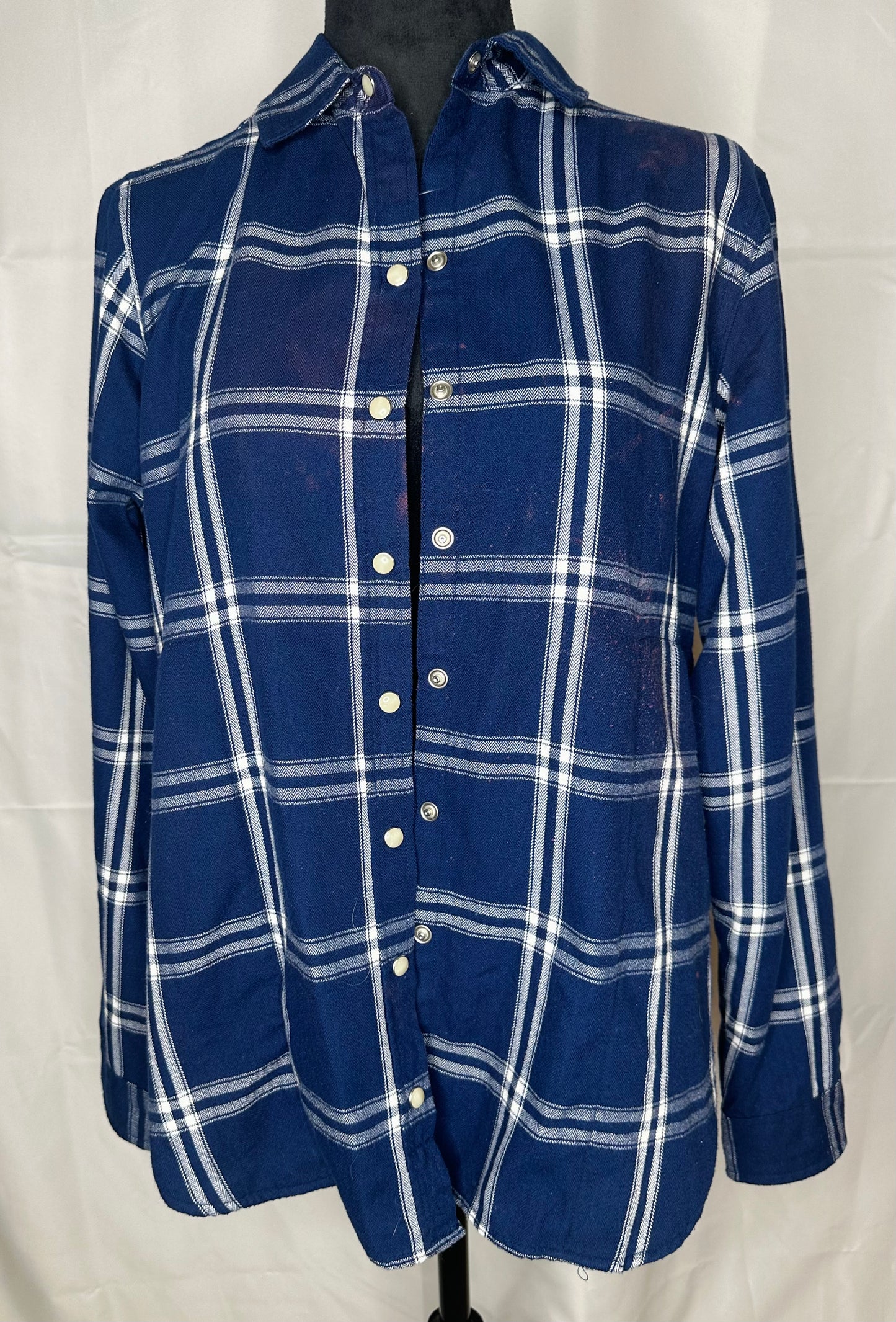 "Fueled by Coffee & Country Music" Fringed Women's Flannel