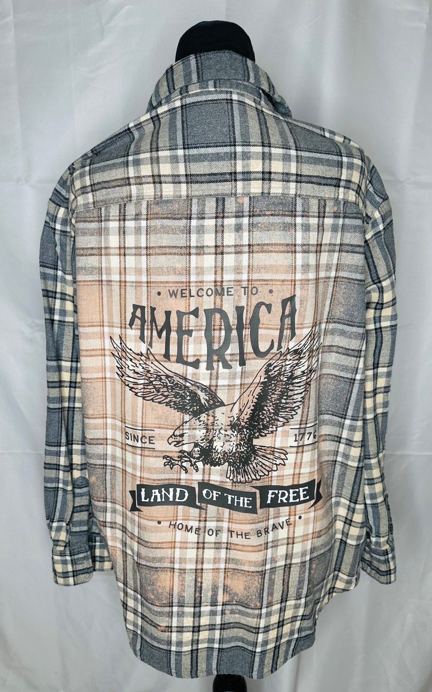 "Welcome to America" Women's Flannel